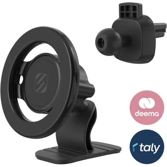 Scosche Magicmount Dash/Vent Magsafe Mount For Most Cell Black